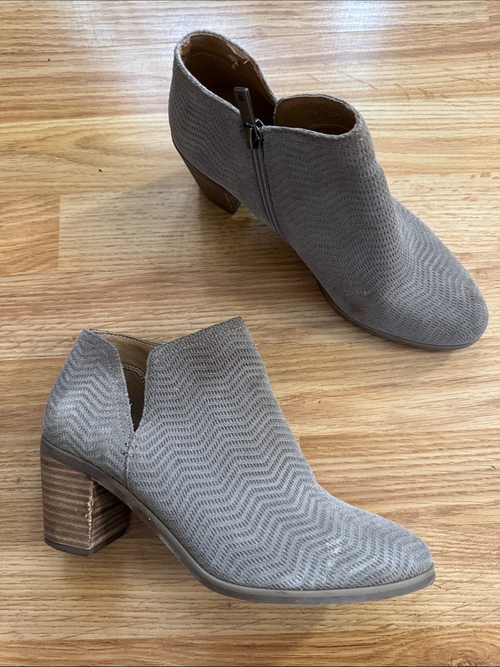 Lucky Brand Block Heel Ankle Booties 🔅 size 8